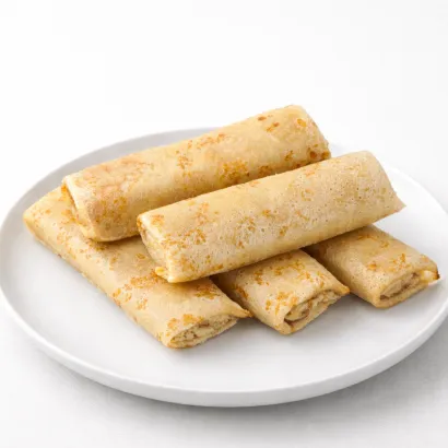 Pancakes with chicken