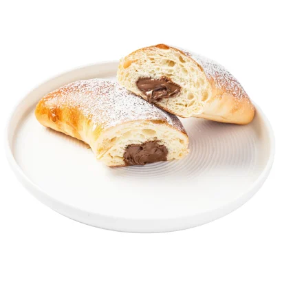 Sweet bread (bulki) with nutella